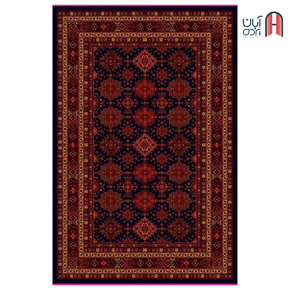 فرش کلکسیون بلوچ کد 1-207، سرمه ای رنگ چهارمتری