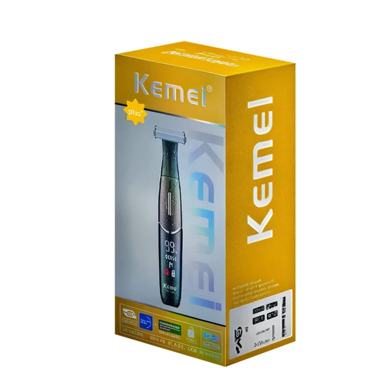 ماشین اصلاح کیمی مدل KM-1903 با تکنولوژی برش مستقیم ضد آب — تصویر ۴