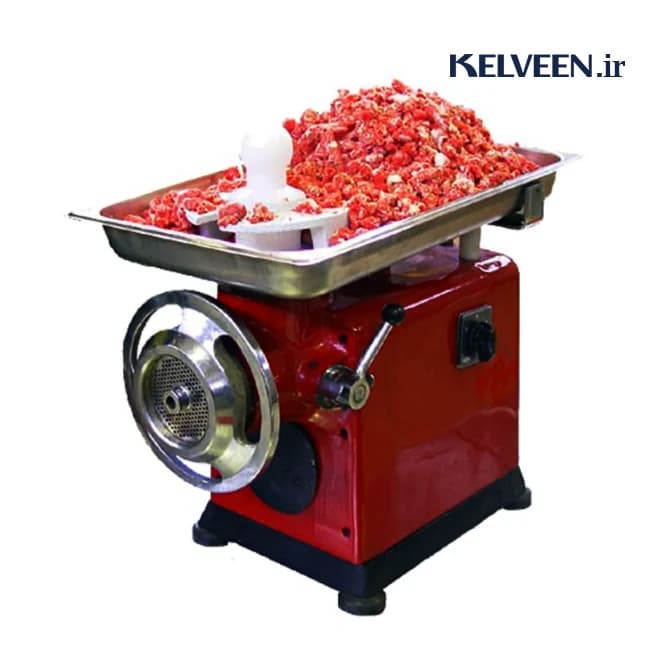 چرخ گوشت رومیزی 32 گیربکسی پولاد 1 گلویی کوتاه