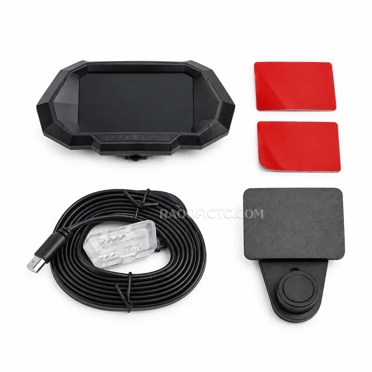 هدآپ دیسپلی مولتی گیج خودرو با کانکتور OBD — تصویر ۴