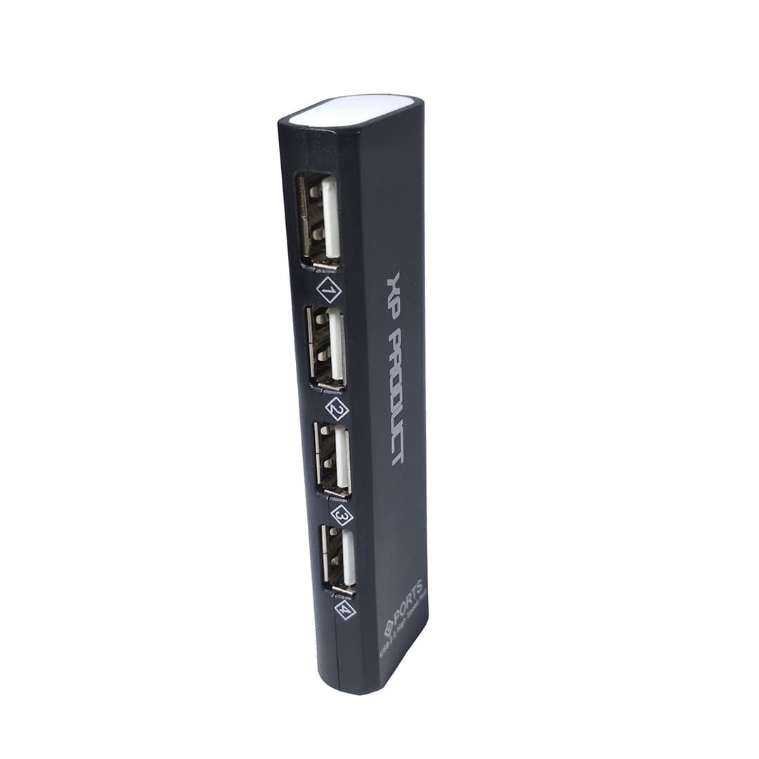 هاب USB 2.0 مدل XP-H824 با 4 پورت و کابل 1 متری — تصویر ۲