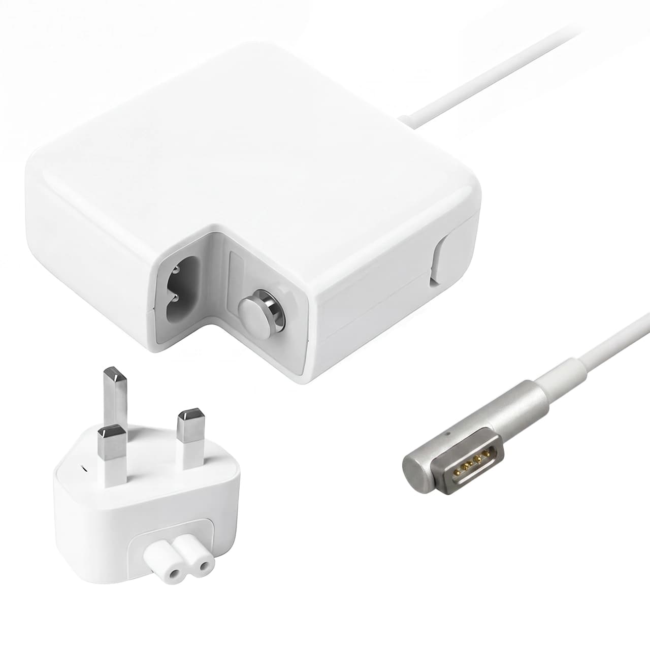شارژر لپ تاپ اپل مک بوک 60 وات، 16.5 ولت 3.65 آمپر مدل MagSafe 1 با کانکتور L شکل — تصویر ۳