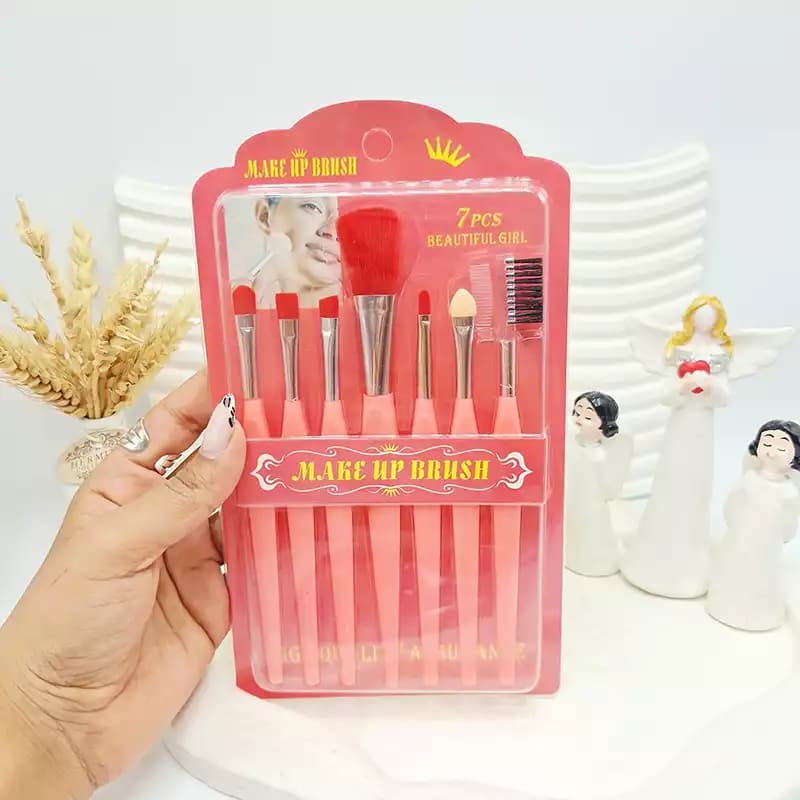 ست براش و برس آرایشی مدل make up brush پک 7 عددی