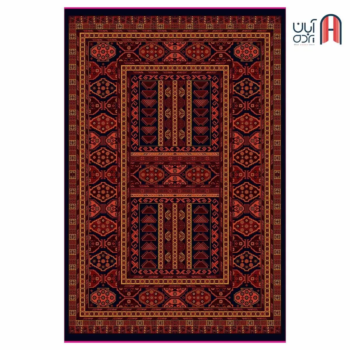 فرش کلکسیون بلوچ کد 2-203، زرد رنگ چهارمتری