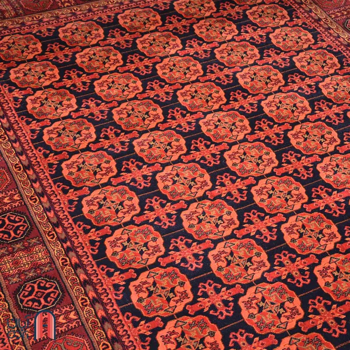 فرش کلکسیون بلوچ کد 1-215، سرمه ای رنگ چهارمتری — تصویر ۳
