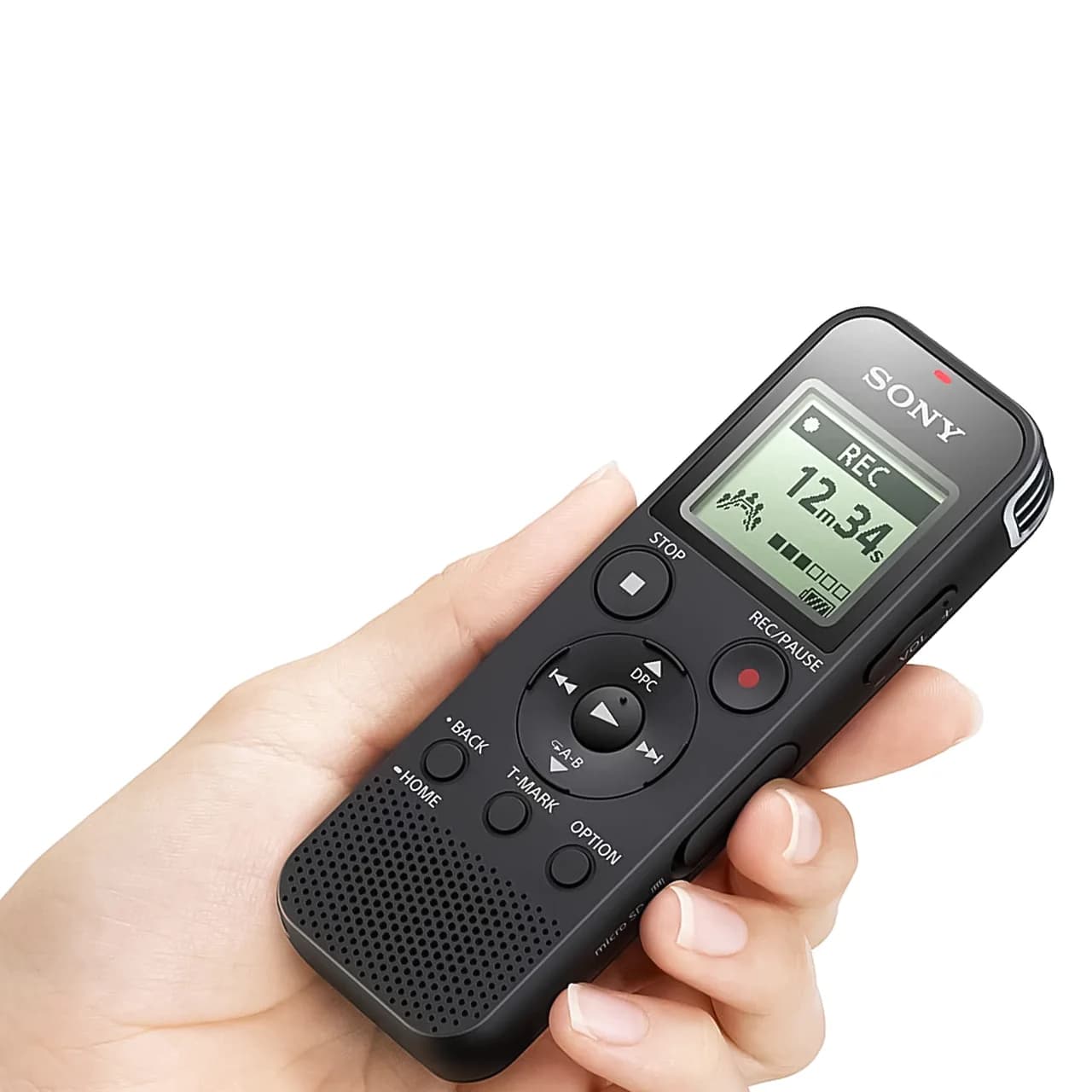 ضبط کننده دیجیتال صدا سونی مدل ICD-PX470 با حافظه داخلی ۴ گیگابایت و قابلیت اتصال مستقیم یو اس بی — تصویر ۵
