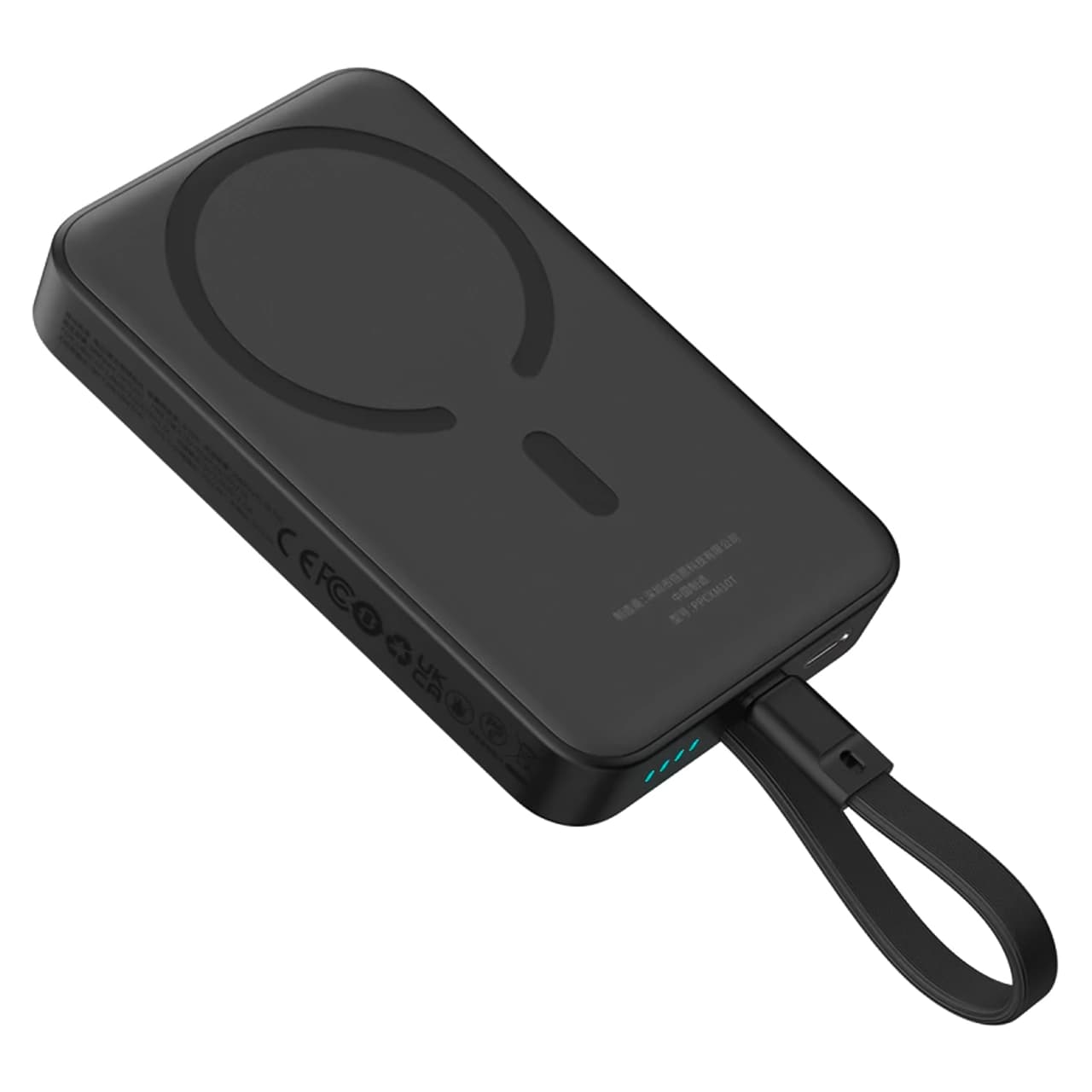 پاوربانک وایرلس بیسوس مدل PPCXM10T با ظرفیت 10000 میلی آمپر ساعت و توان 30 وات — تصویر ۲
