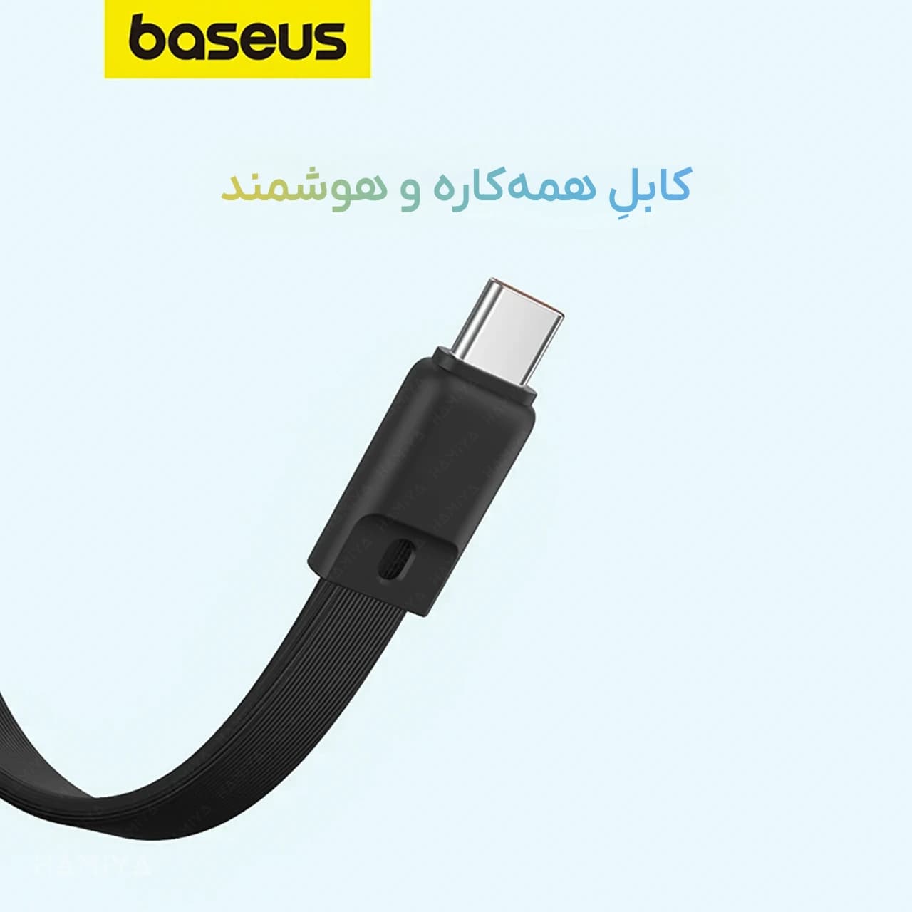 پاوربانک وایرلس بیسوس مدل PPCXM10T با ظرفیت 10000 میلی آمپر ساعت و توان 30 وات — تصویر ۴