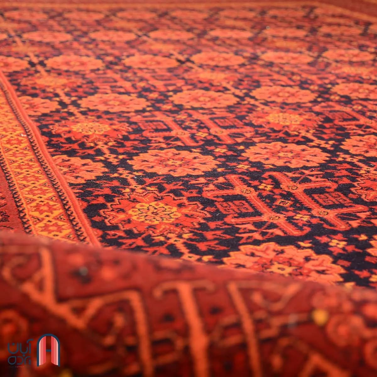 فرش کلکسیون بلوچ کد 1-211، سرمه ای رنگ چهارمتری — تصویر ۳