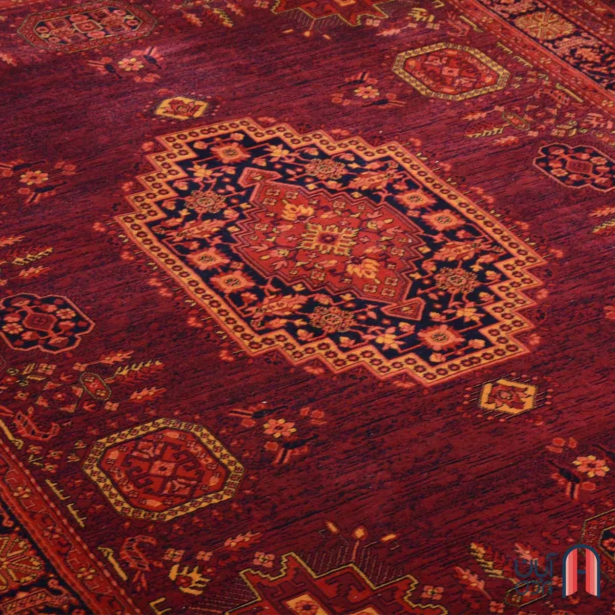 فرش کلکسیون بلوچ کد 1-209، سرمه ای رنگ چهارمتری — تصویر ۲