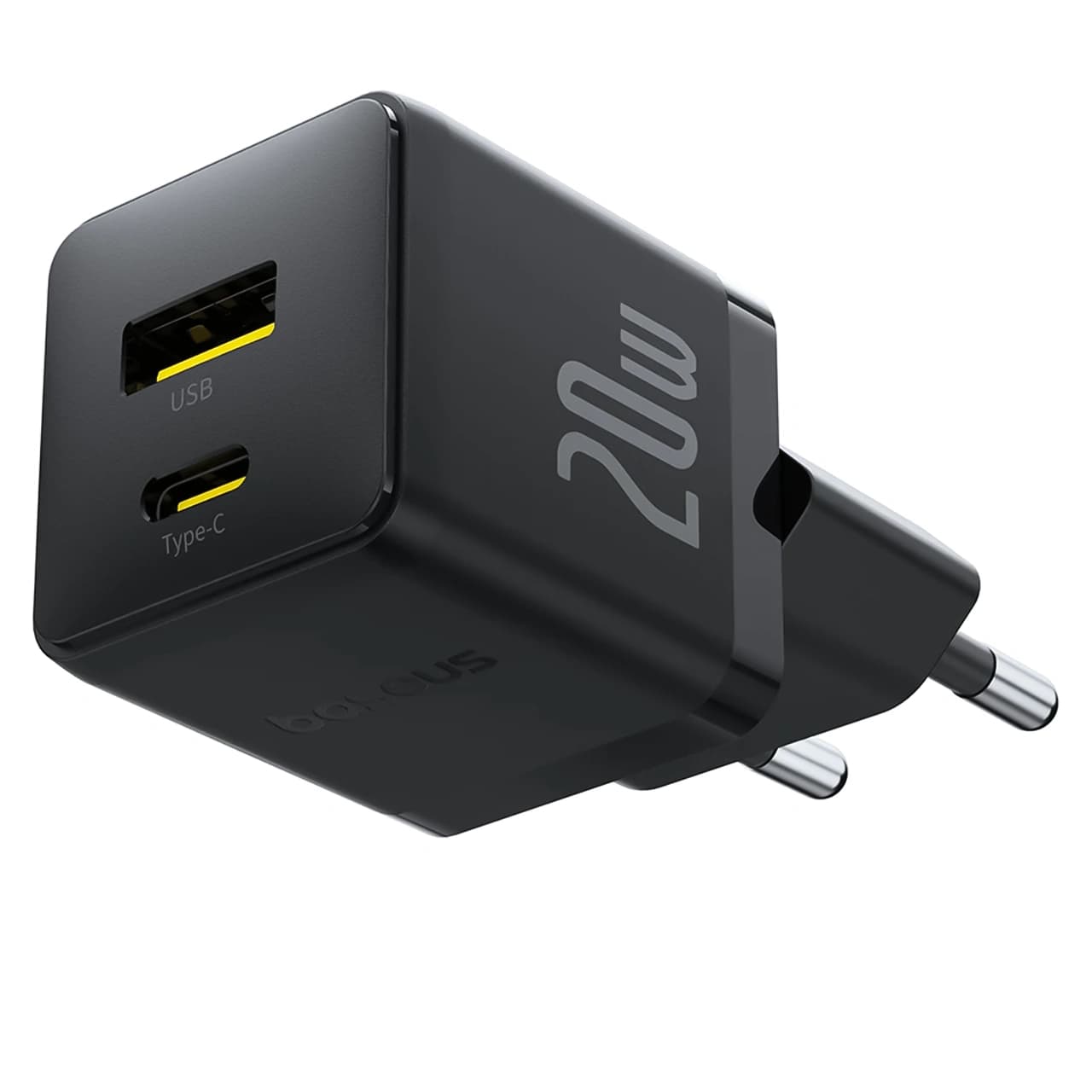 شارژر دیواری بیسوس مدل CCZC20UE با توان خروجی 20 وات و قابلیت شارژ سریع — تصویر ۲