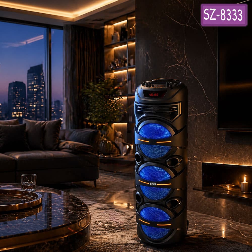 اسپیکر بلوتوثی قابل حمل دیپاس مدل SZ-8333 — تصویر ۳
