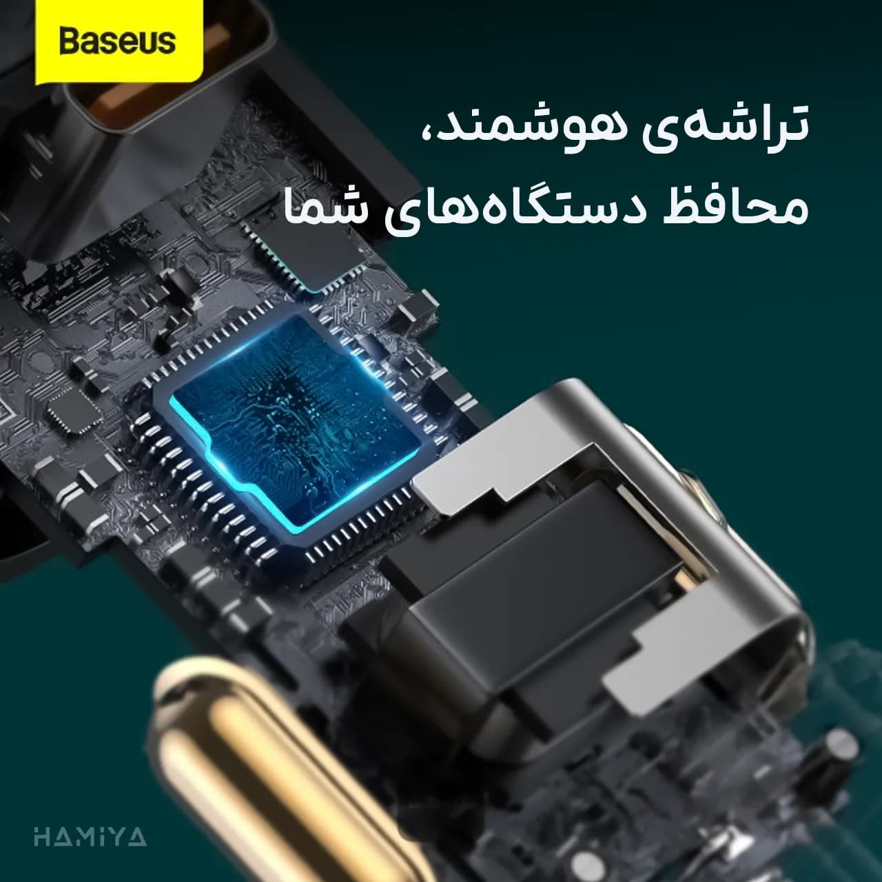 شارژر فندکی خودرو بیسوس مدل CCBT-C0G با قابلیت گسترش پورت فندکی، با توان خروجی 120 وات — تصویر ۸