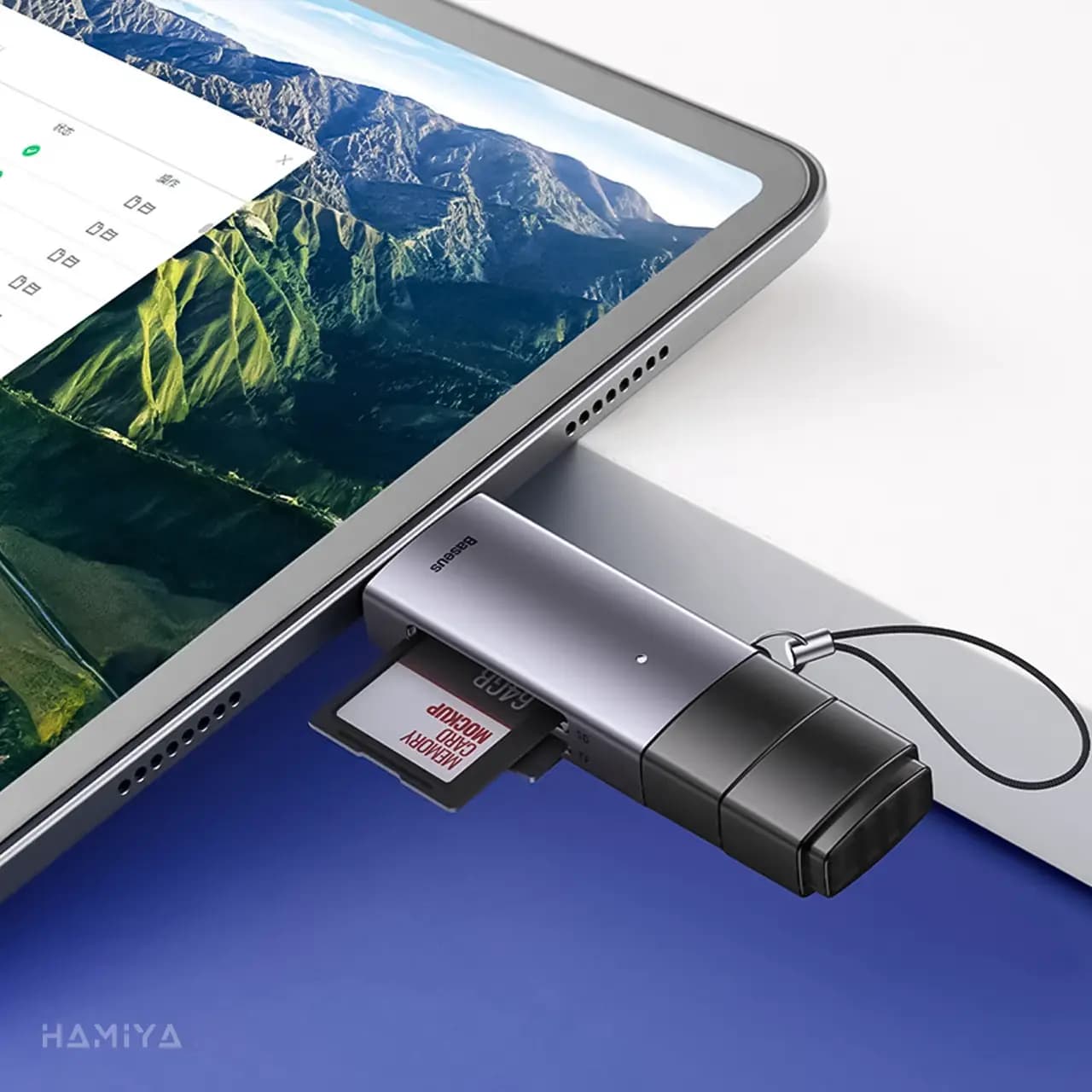 کارت‌خوان بیسوس سری Lite مدل BS-OH068 با قابلیت تبدیل USB به کارت حافظه SD یا TF — تصویر ۷