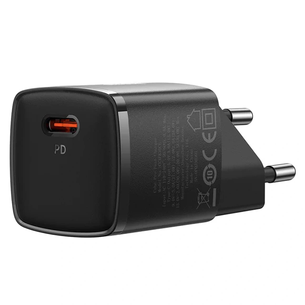 شارژر دیواری بیسوس مدل CCZC30CE با توان خروجی 30 وات و قابلیت شارژ سریع — تصویر ۲