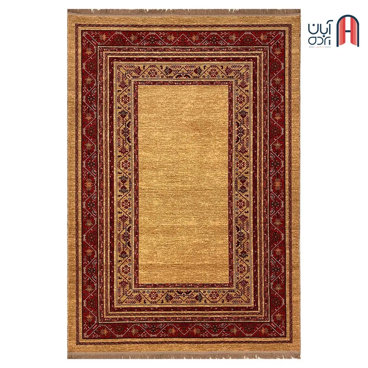 فرش کلکسیون خزان کد فرش 1-441، رنگ بژ چهارمتری