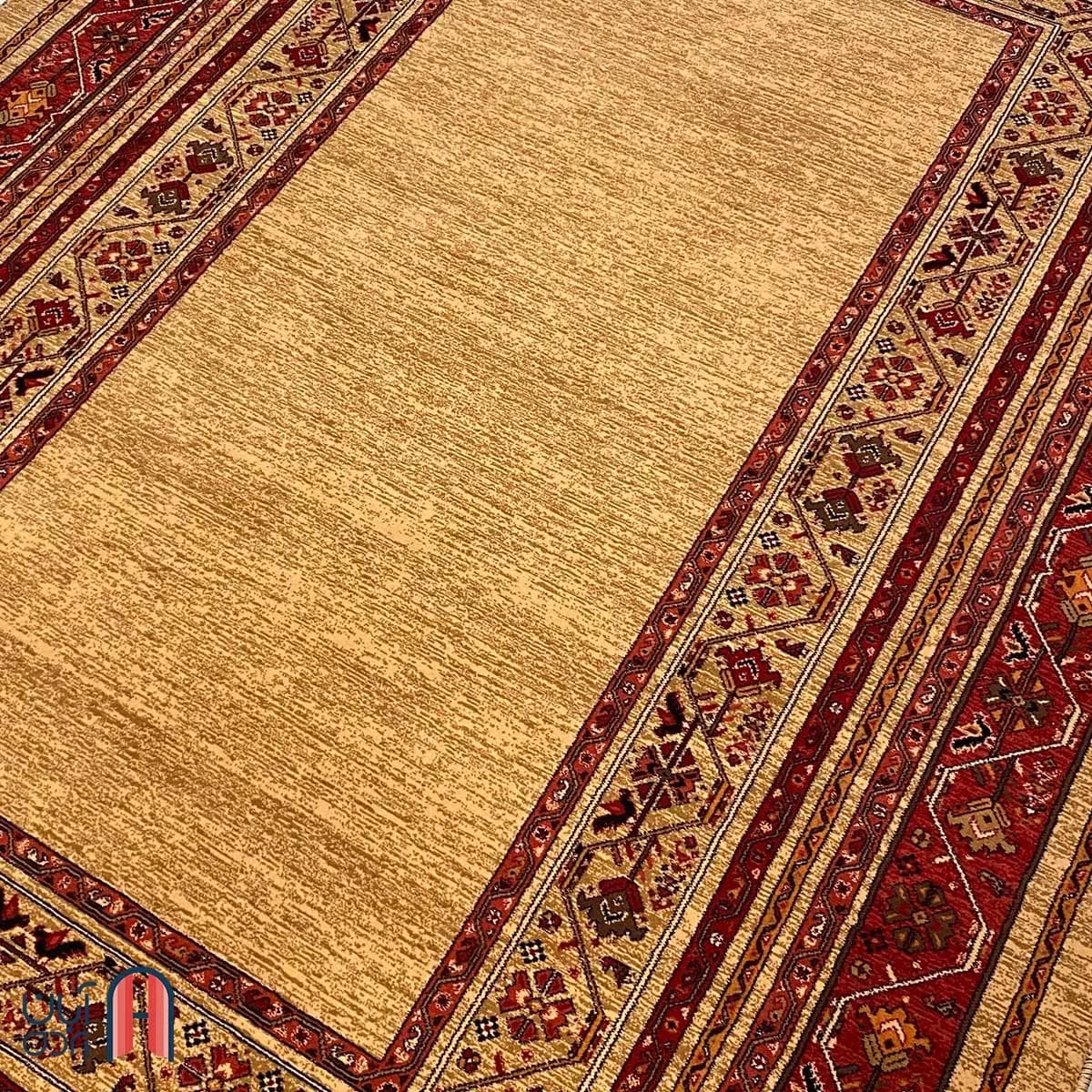 فرش کلکسیون خزان کد فرش 1-441، رنگ بژ چهارمتری — تصویر ۵