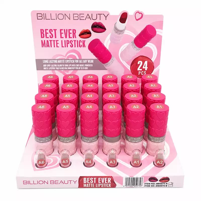 رژلب Billion Beauty مدل مات حجم 4 گرم