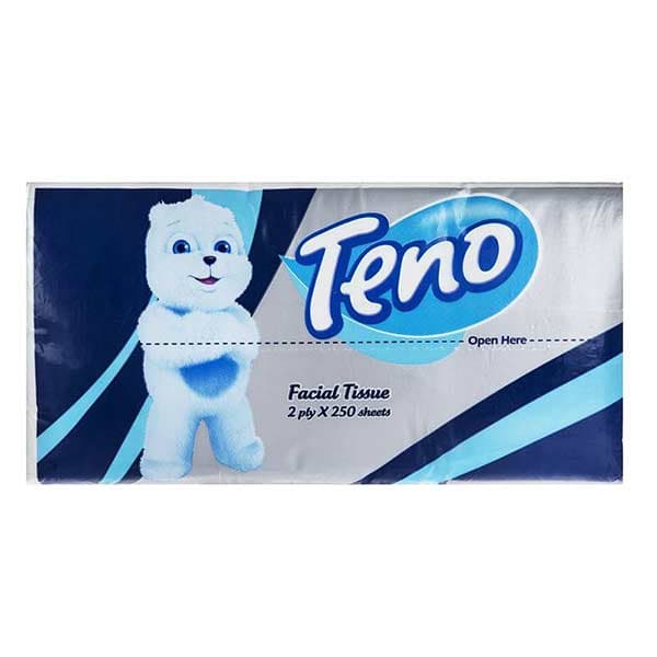 دستمال کاغذی 2 لایه تنو 250 برگ