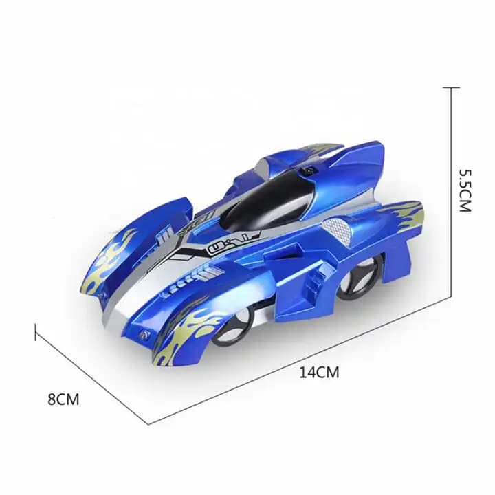 Voiture télécommandée pour enfant, toupie murale, rotative à 360 degrés, jouet pour garçon, cadeau de noël — تصویر ۴