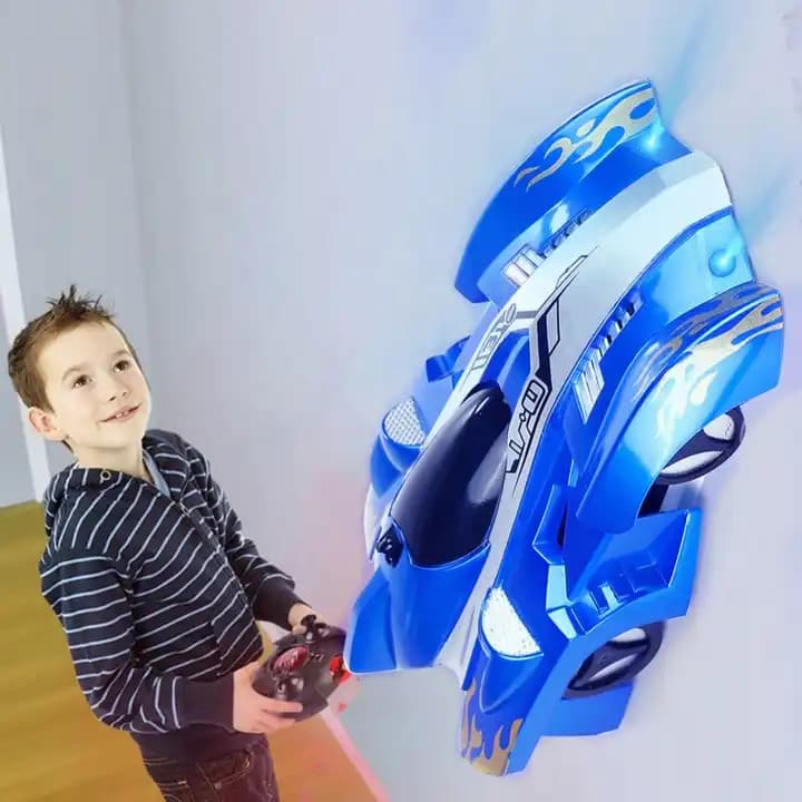 Voiture télécommandée pour enfant, toupie murale, rotative à 360 degrés, jouet pour garçon, cadeau de noël — تصویر ۲