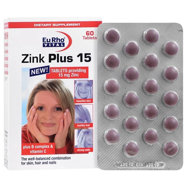 زینک پلاس یوروویتال 15 میلی گرم | Eurhovital Zinc Plus 15 mg