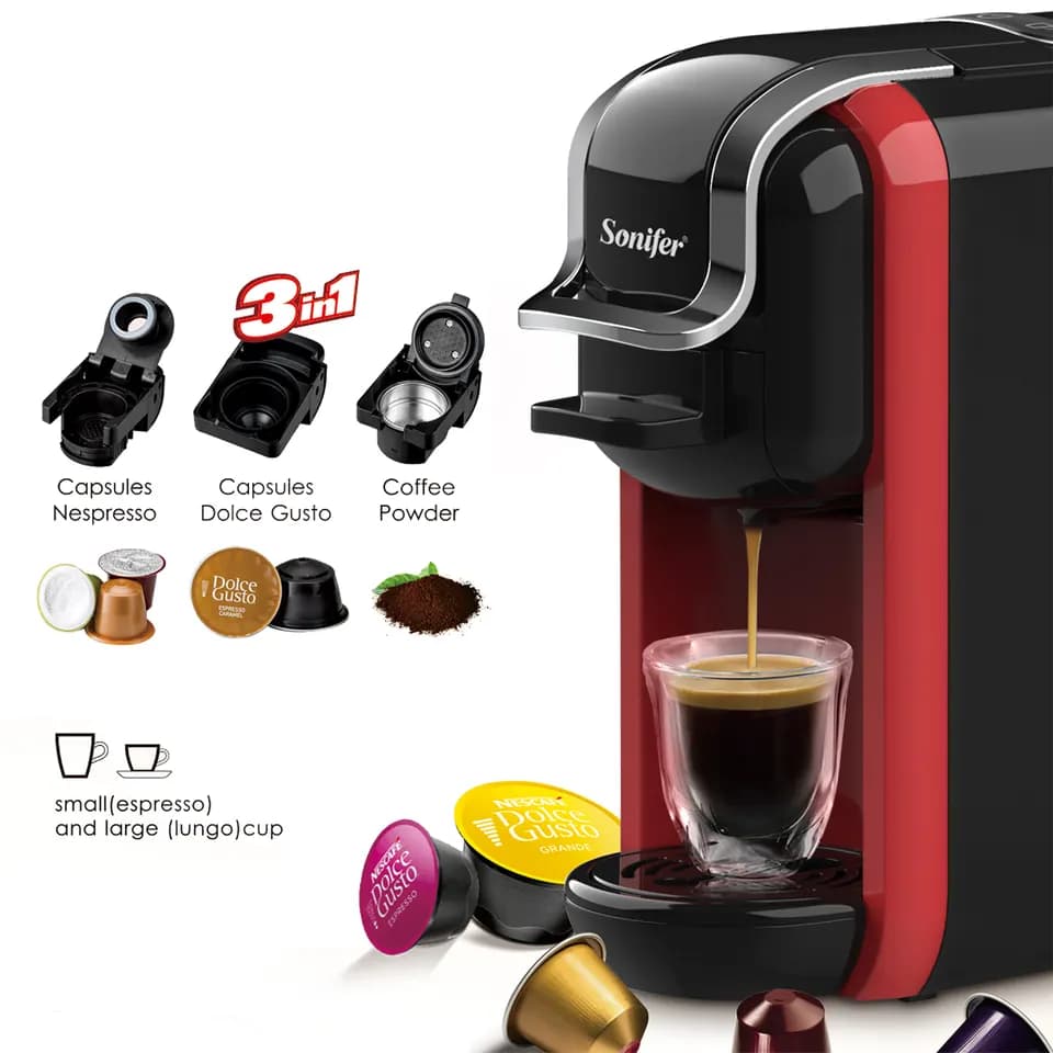 Sonifer SF-3547 : La machine à expresso 3 en 1 pour votre café parfait — تصویر ۳