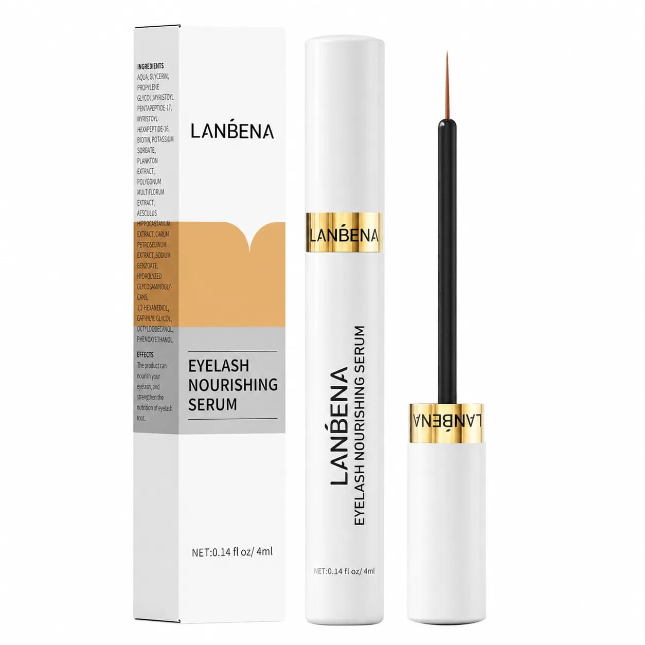 سرم تقویت کننده مژه لانبنا LANBENA کد LB4104 حجم ۴ میلی لیتر