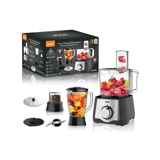AGRO RAF Robot Mixeur Blender Culinaire 7 En 1 — تصویر ۲
