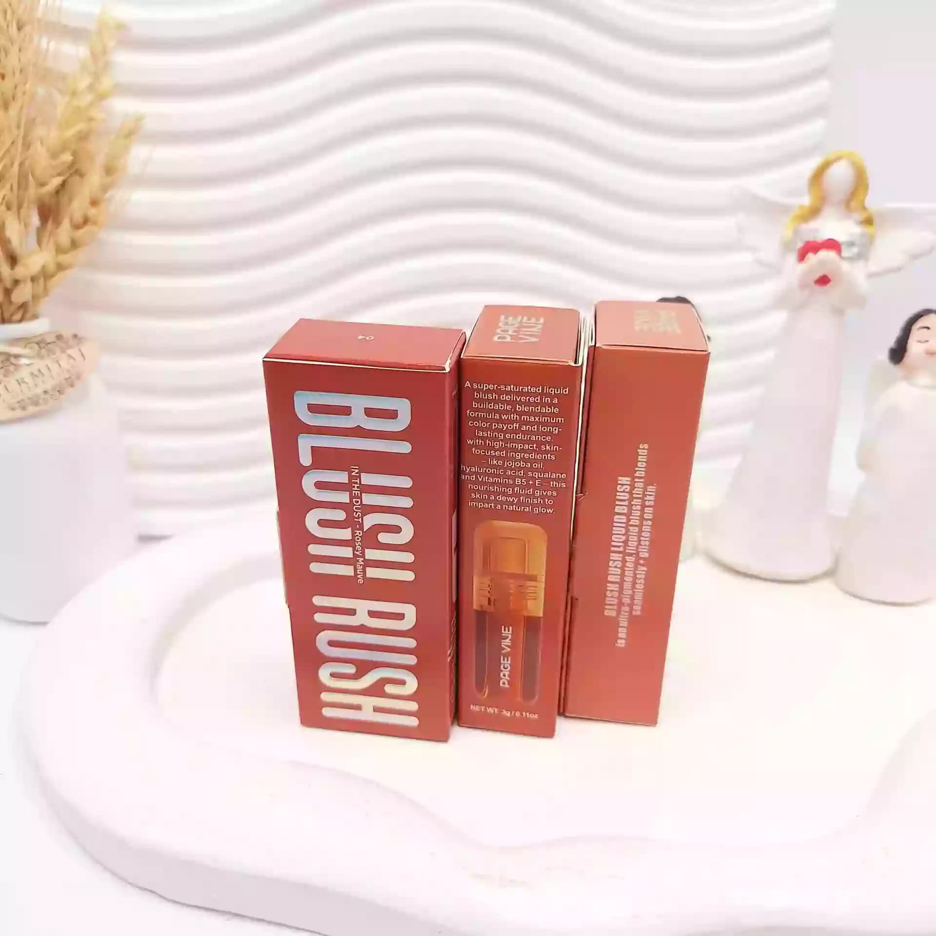 رژ لب مایع پیجوان مدل BLUSH RUSH حجم 3 گرم — تصویر ۳