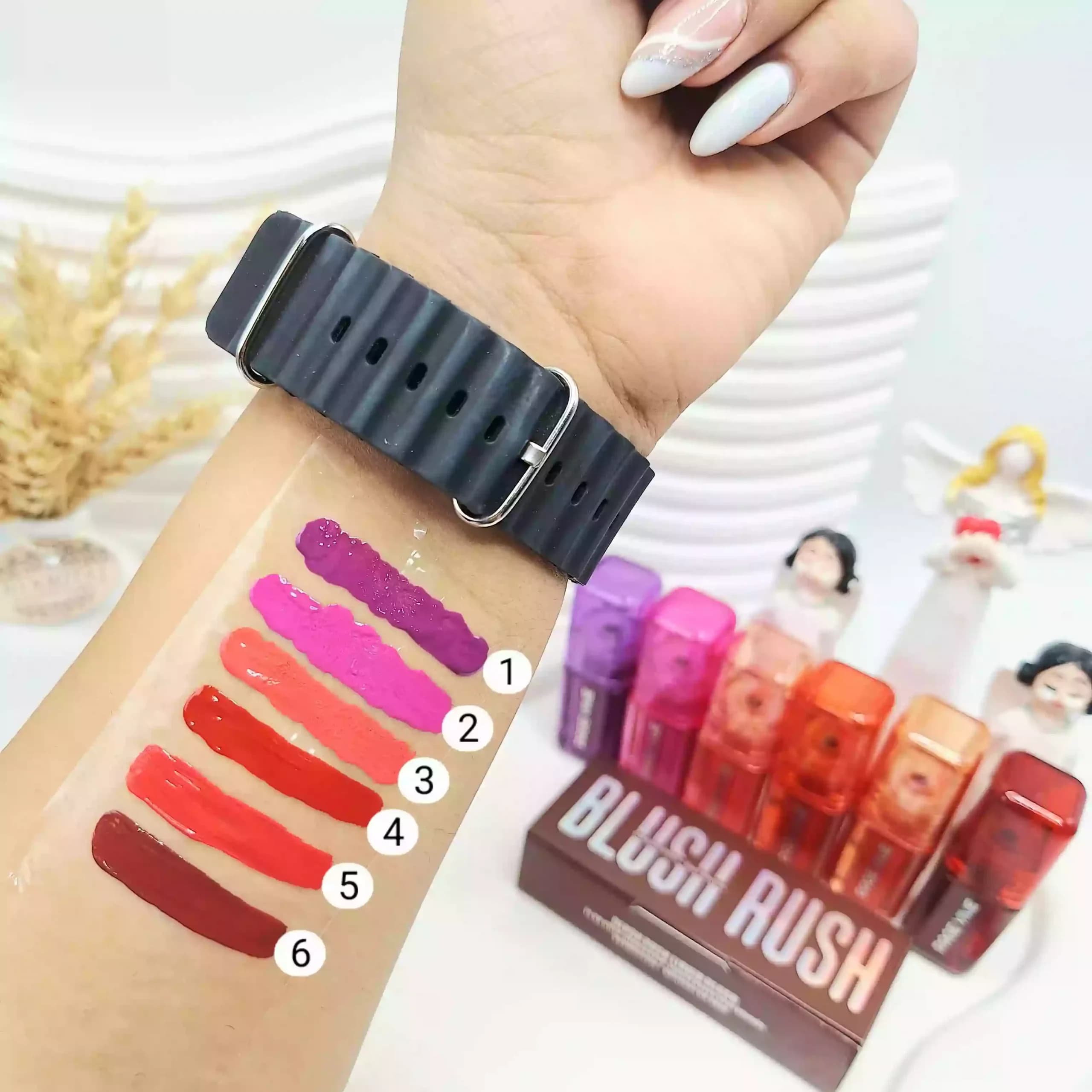 رژ لب مایع پیجوان مدل BLUSH RUSH حجم 3 گرم — تصویر ۴