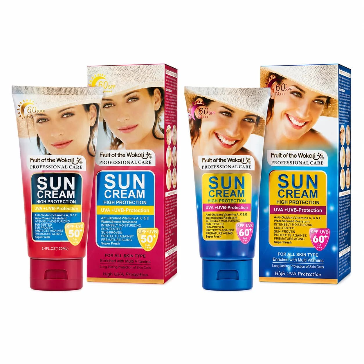 کرم ضد آفتاب وکالی Wokali مدل Sun Cream حجم ۱۳۰ میلی لیتر