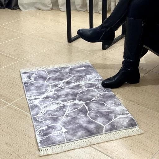 پادری مدرن جنس مخمل هازان تُرک با زیره استپ دار ضد پرز و ضد سُر در ابعاد دلخواه (پس کرایه)