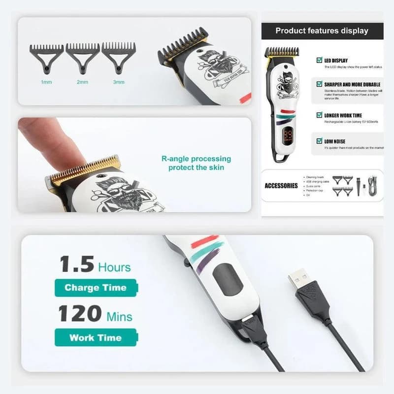 ماشین اصلاح وی جی آر مدل VGR V-971 با برش مستقیم — تصویر ۴