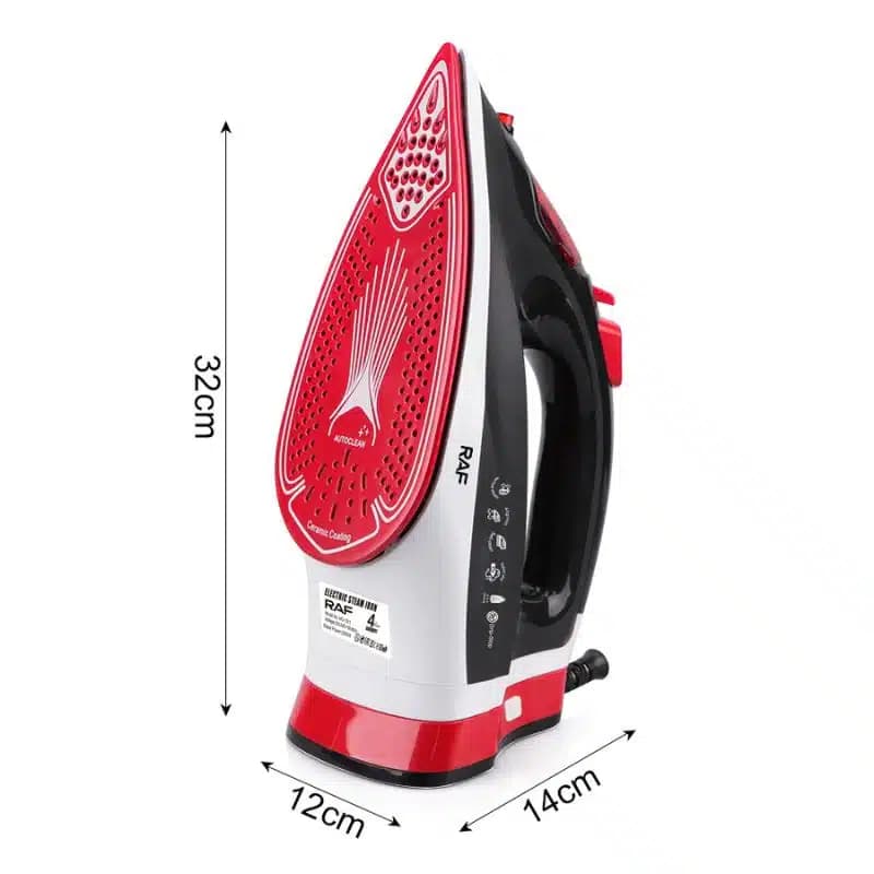 Fer à vapeur électrique pour vêtements, appareils électroménagers, 2200W, RAF, gril à repasser, — تصویر ۴
