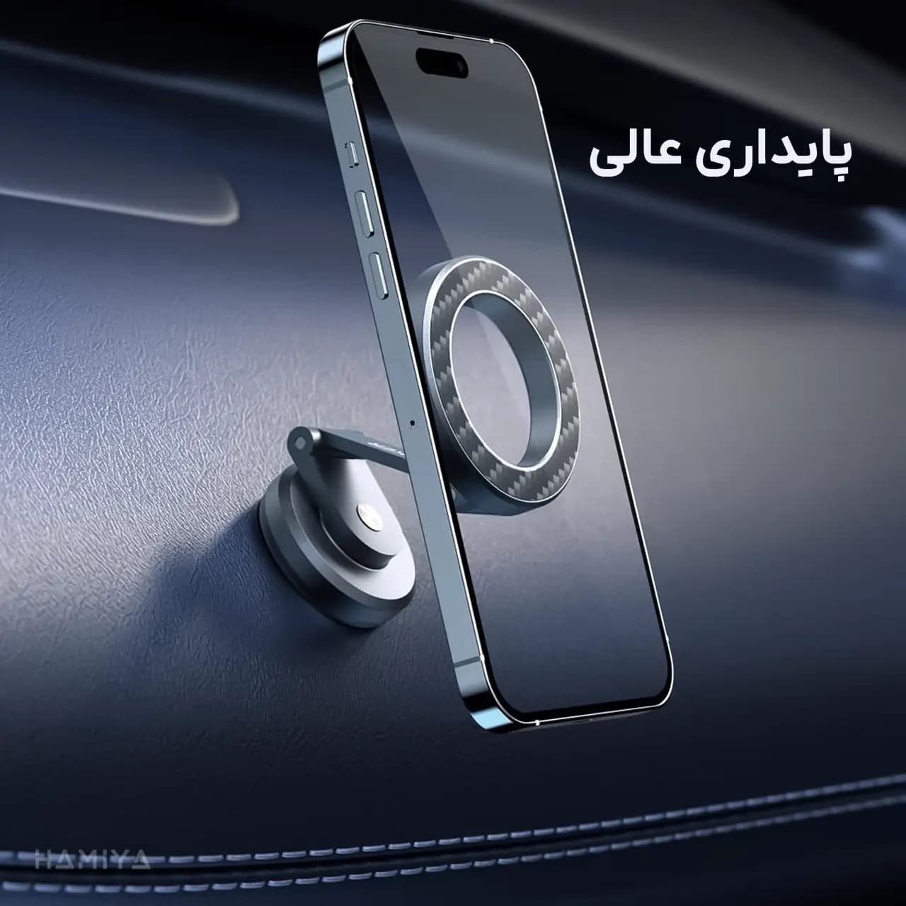 پایه نگهدارنده مگنتی گوشی موبایل انکر مدل A9101 با قابلیت چرخش 360 درجه — تصویر ۵