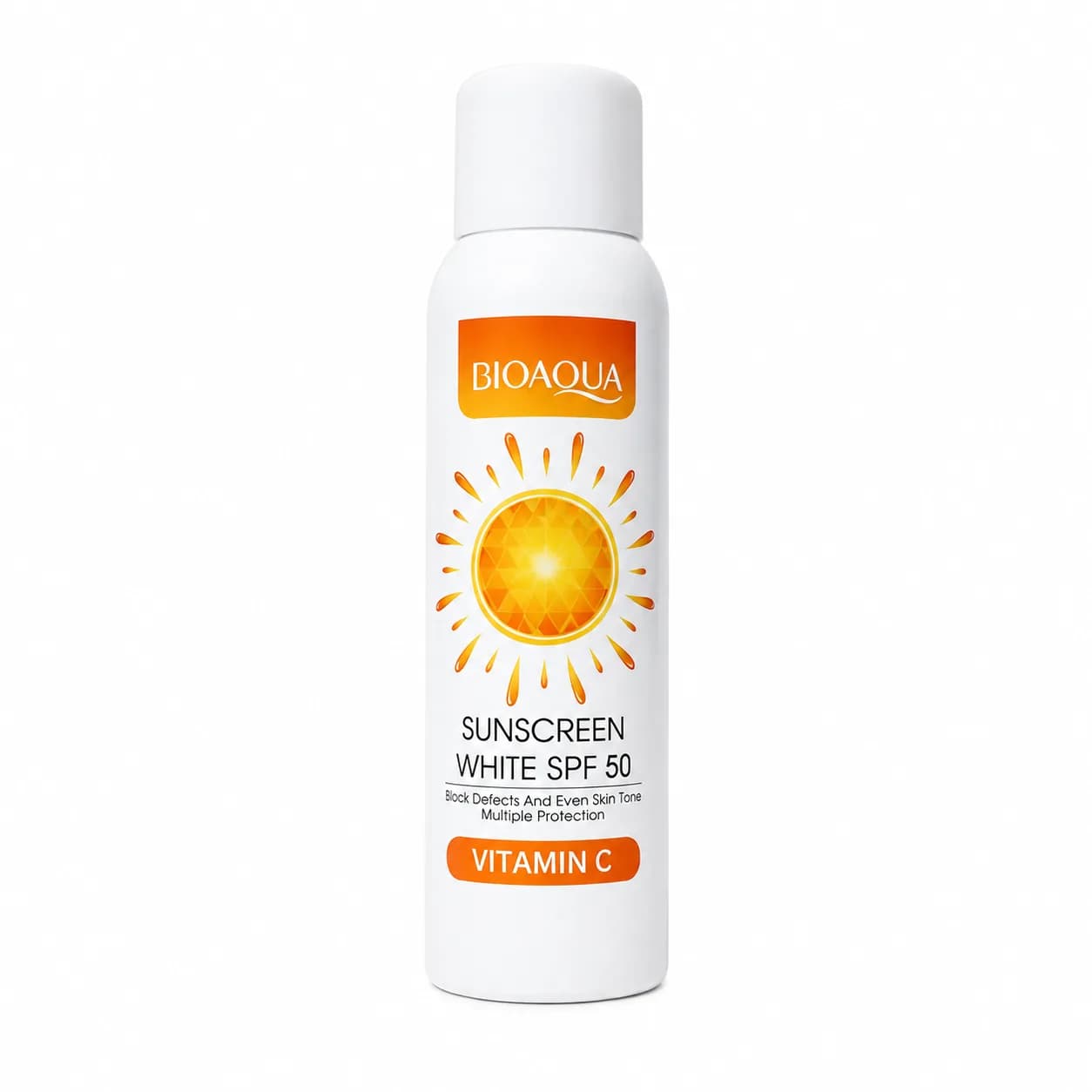 اسپری ضد آفتاب ویتامین C بیوآکوا BIOAQUA مدل Sunscreen White SPF 50