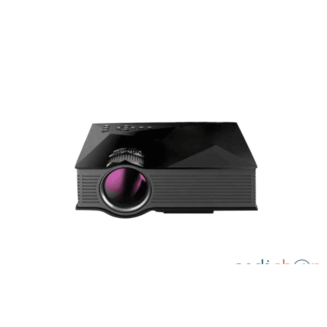 Mini Projecteur (Wifi/DLNA, Connexion USB) – LED Projector Version Améliorée – Noir — تصویر ۲