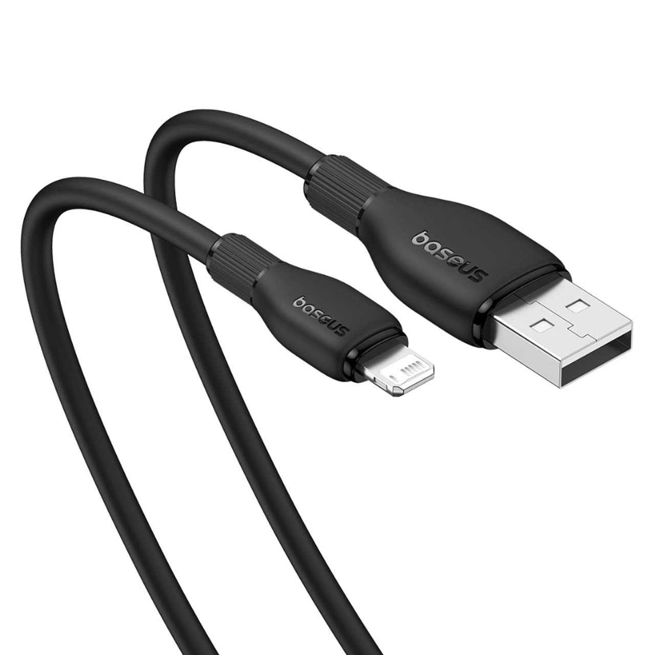 کابل تبدیل USB به لایتنینگ بیسوس مدل CB000052 با توان 12 وات و طول 1.2 متر — تصویر ۲