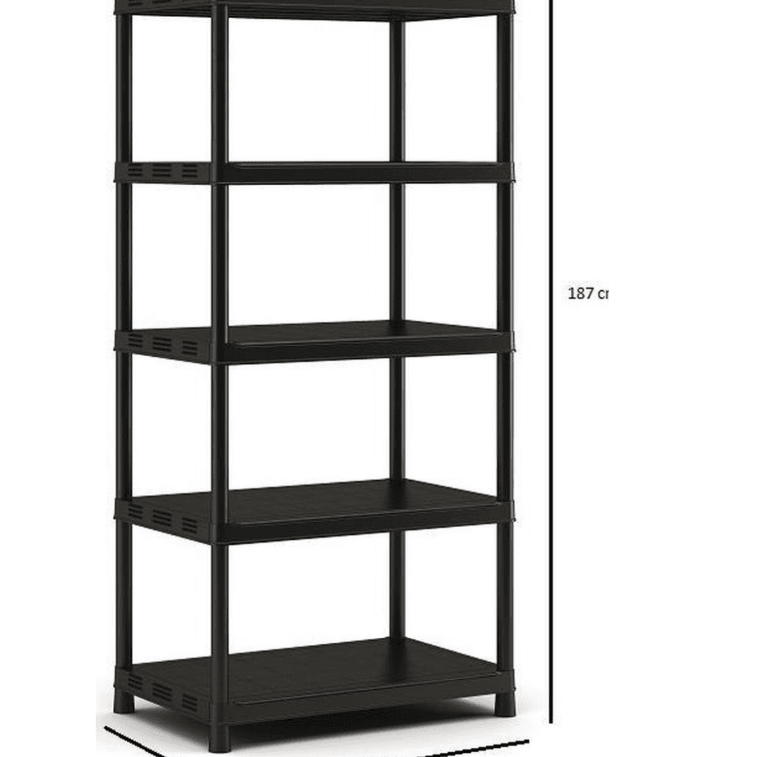 Rack de rangement de cuisine en acier de haute qualité à 5 niveaux rack en acier robuste