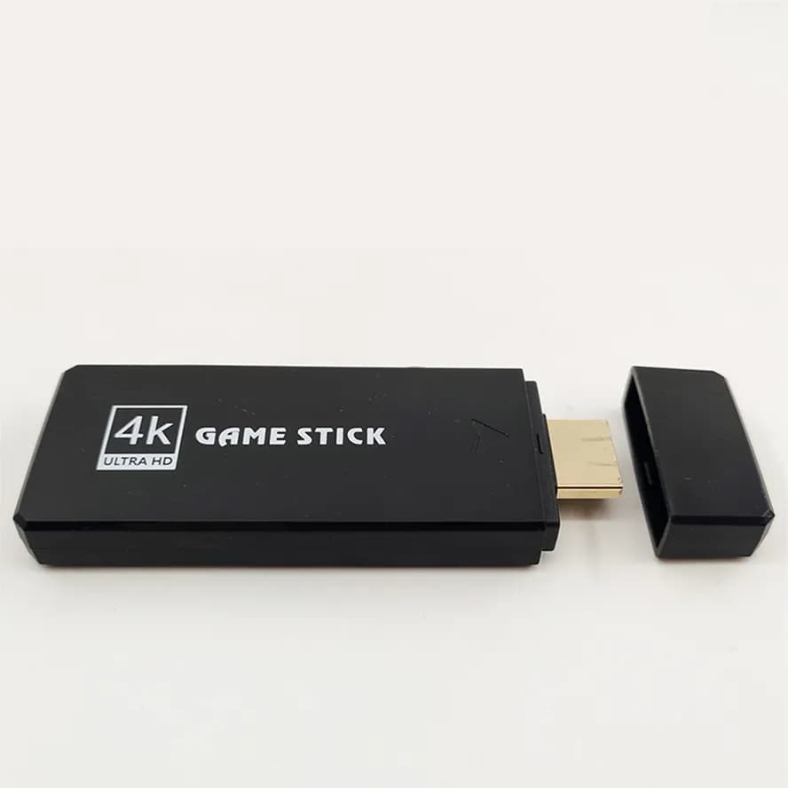 Console de jeu vidéo Stick Lite 4K, 64 Go, 10000 jeux intégrés, console de jeu portable rétro, manette sans fil pour PS1, GBA — تصویر ۵