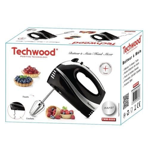 Techwood Batteur À Main – Tmm-8009 – Noir — تصویر ۲