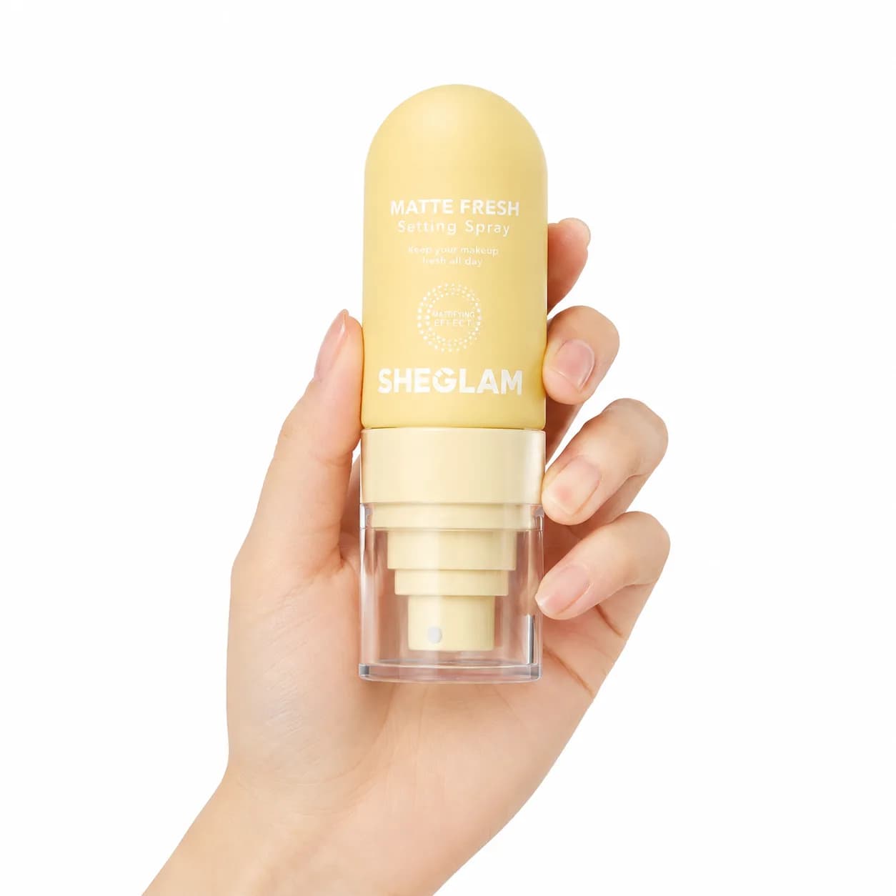 اسپری فیکس آرایش زرد شیگلم مدل Matte Fresh حجم ۵۵ میلی لیتر — تصویر ۲