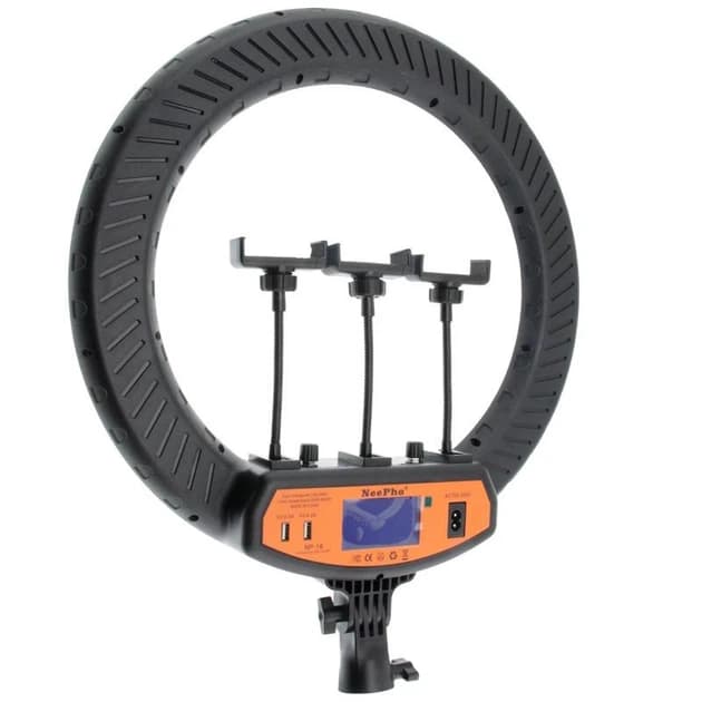 رینگ لایت 18 اینج neepho مدل np-18 نمایشگر دیجیتال دار به همراه سه پایه — تصویر ۲