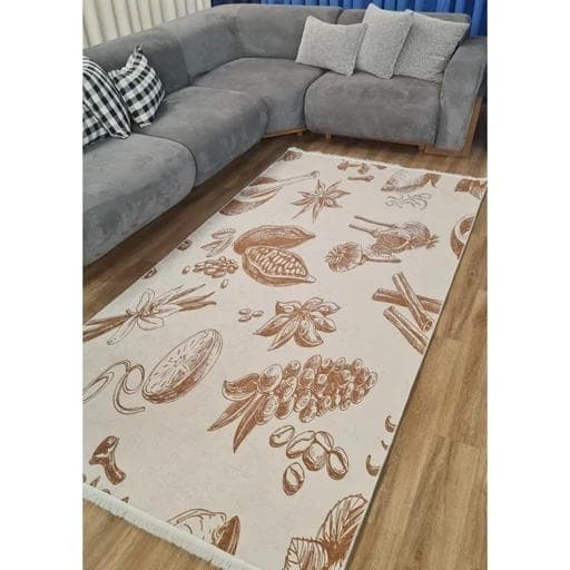 فرش چاپی آشپزخانه طرح ادویه هازان ترک کد K165 (پس کرایه)