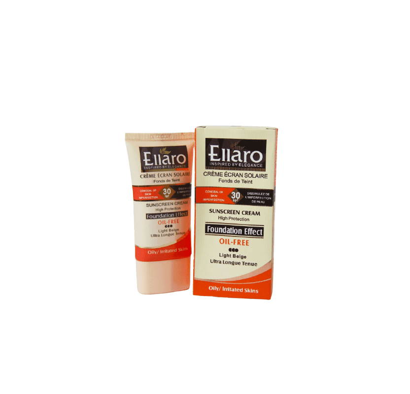 کرم ضد آفتاب الارو SPF30 کرم پودری | Ellaro Sunscreen Cream SPF30 Oil Free — تصویر ۲