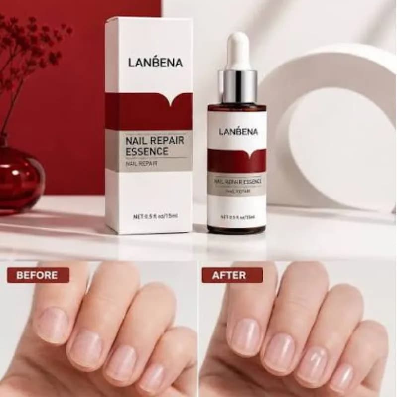 سرم تقویت کننده و ترمیم کننده ناخن لانبنا Lanbena حجم 15 میلی لیتر — تصویر ۴