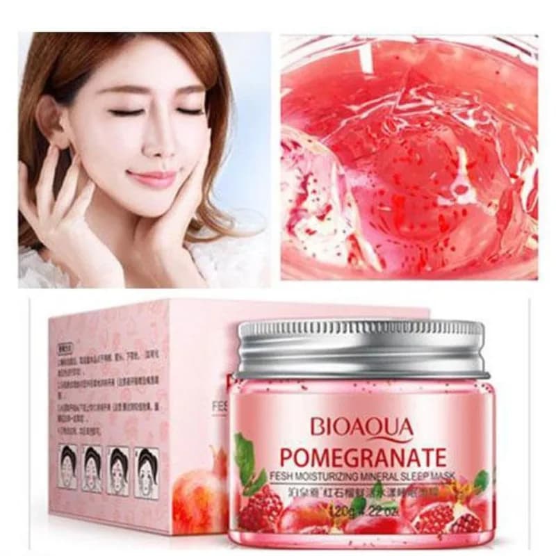 ماسک صورت شب انار بیوآکوا Bioaqua وزن 120 گرم — تصویر ۵