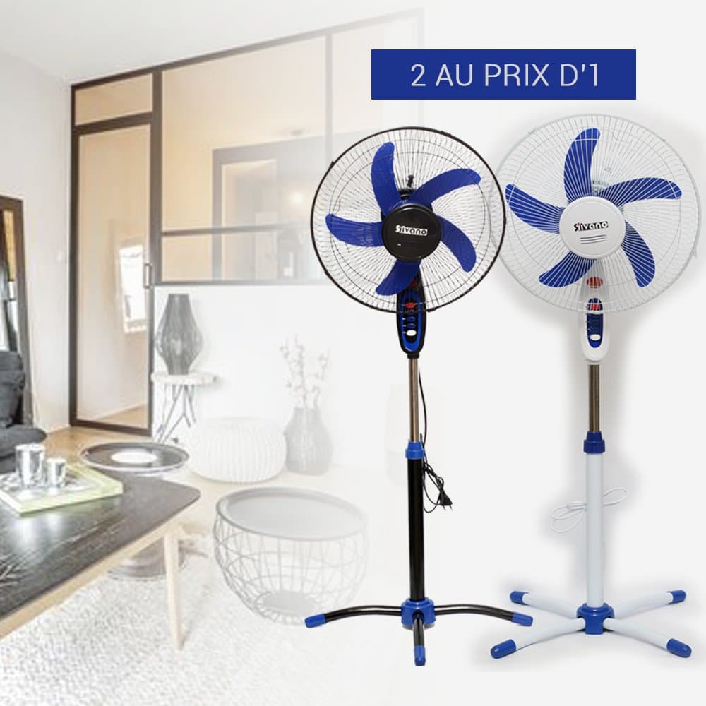 Lot de 2 Ventilateur SILVANO 16 Pouces — تصویر ۵