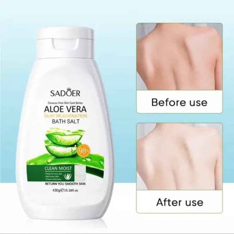 نمک و اسکراب بدن آلوئه ورا سادور Sadoer — تصویر ۴